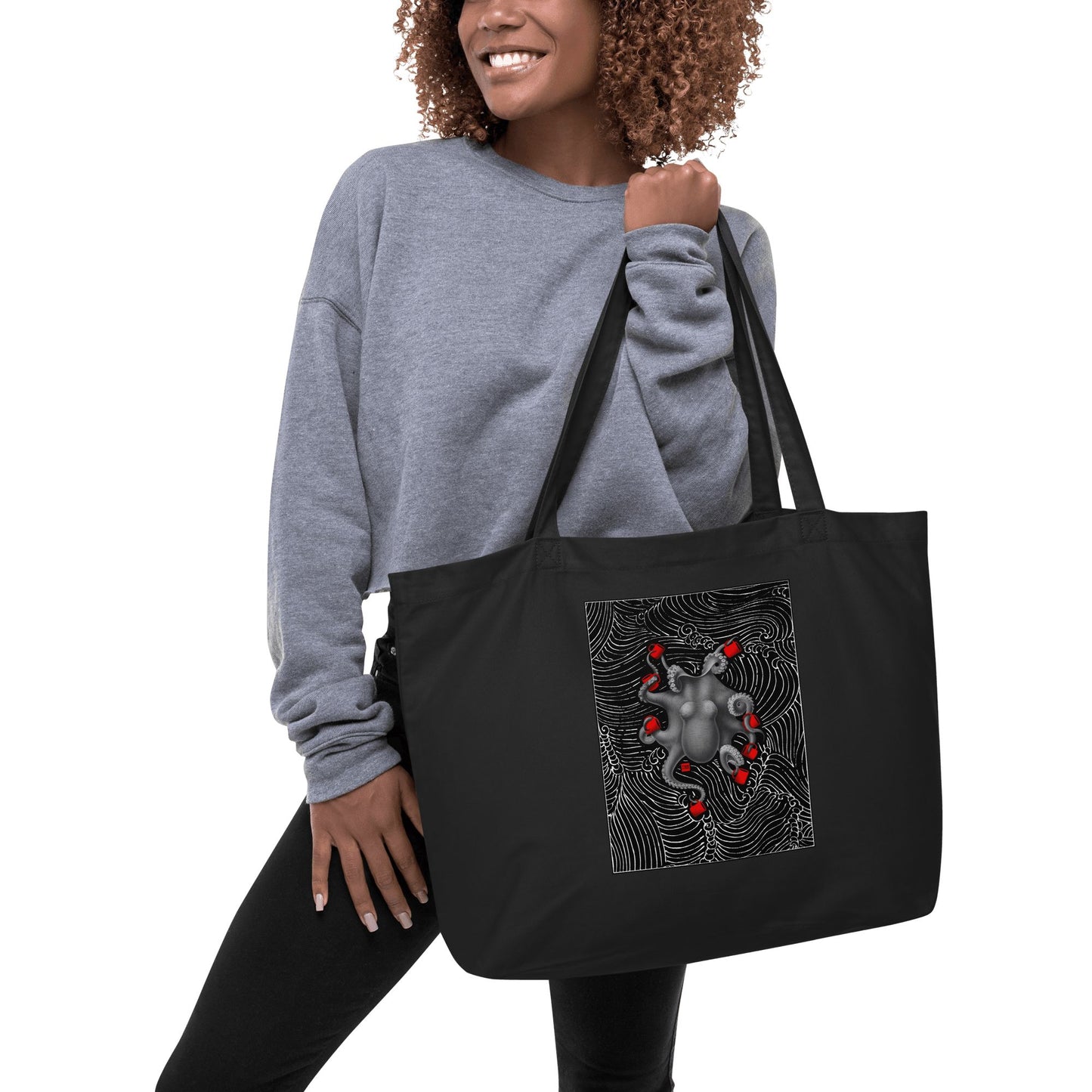 Octoffee Tote Bag (Dark)
