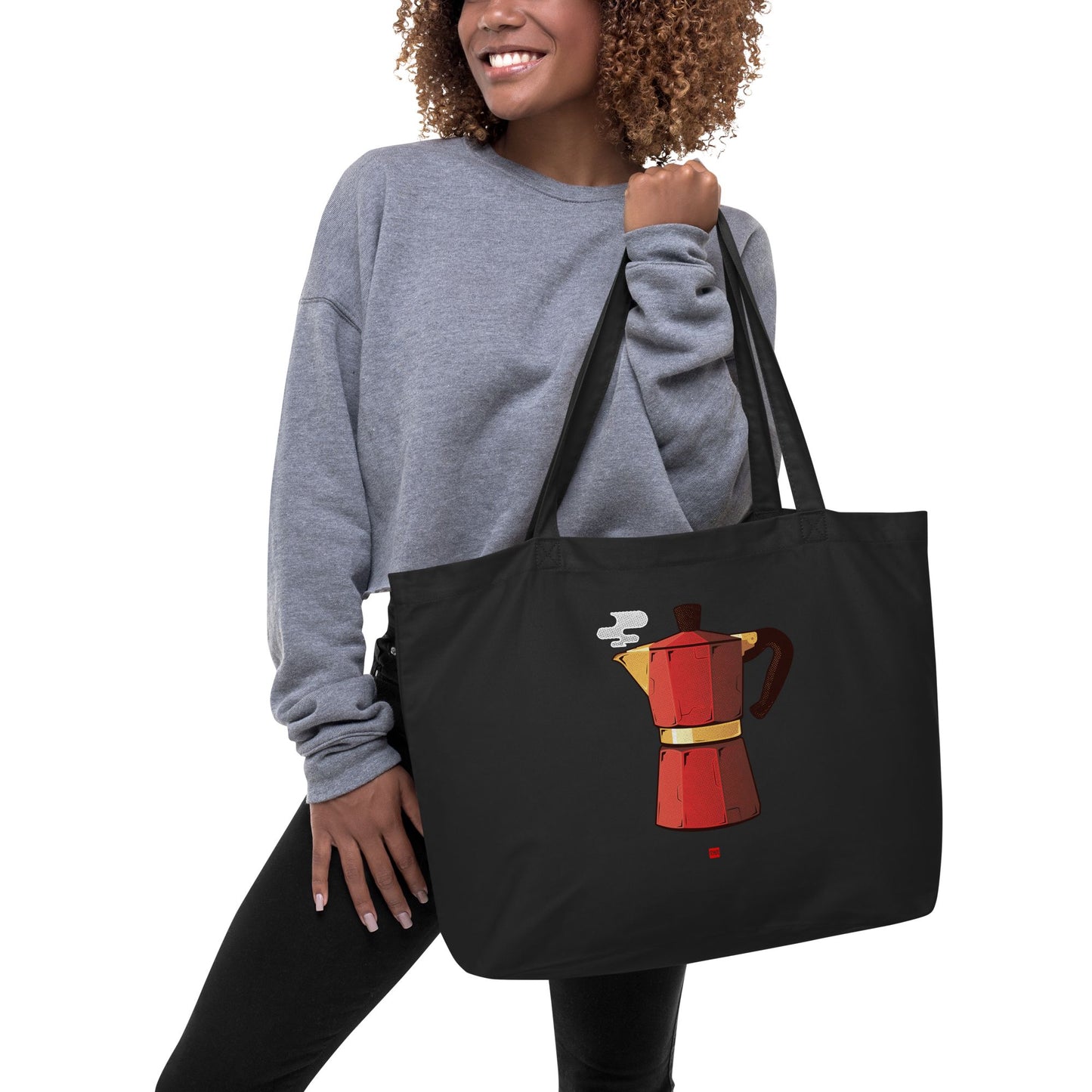 Iron Moka Pot Tote Bag