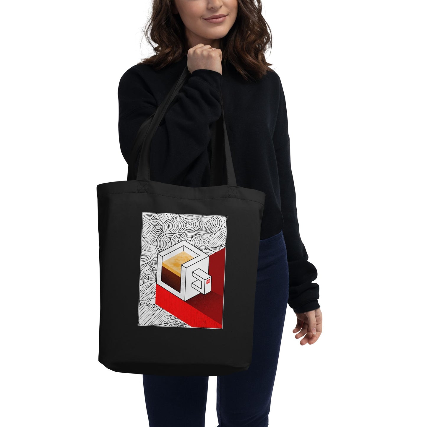 Coffee isometric Tote Bag (Light)