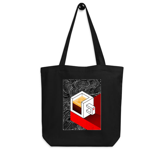 Coffee isometric Tote Bag (Dark)