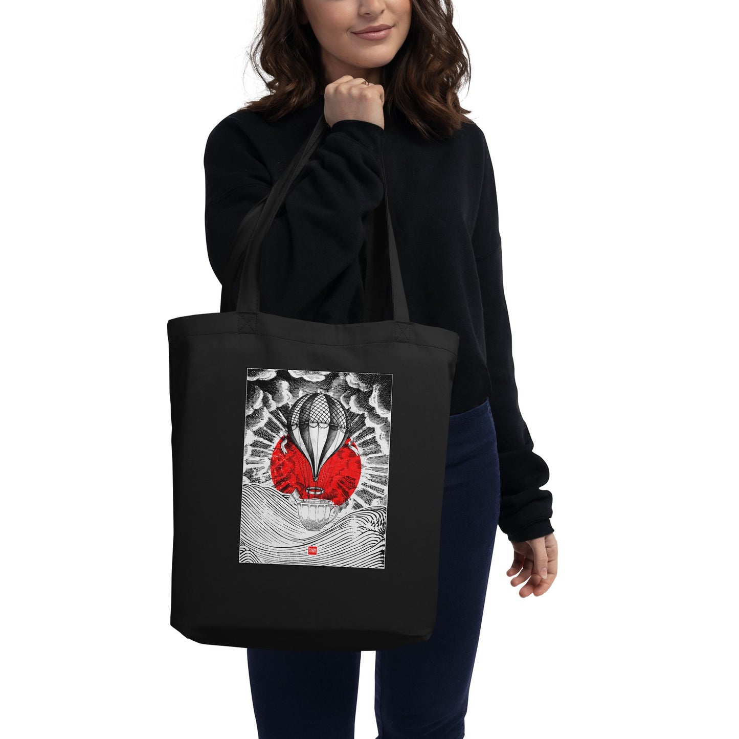 Coffee Travels Tote Bag
