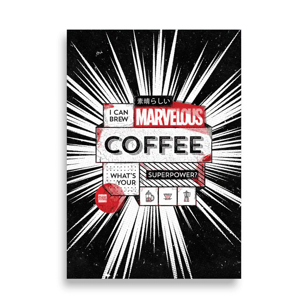 Marvelous Coffee Poster - Cōffeeshima