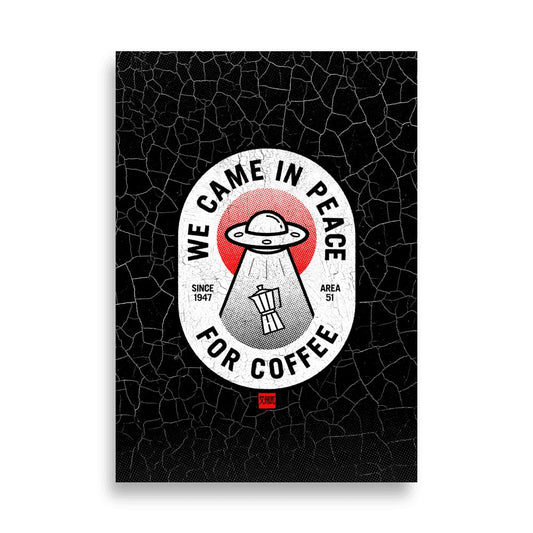 Alien Coffee Poster (Dark)