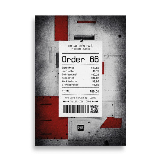 Coffee Order 66 Poster