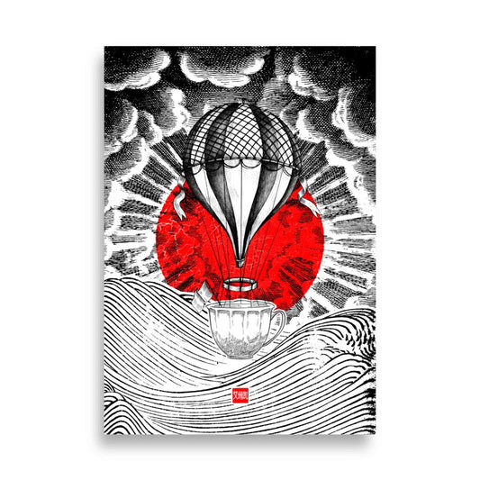 Coffee Travels Poster