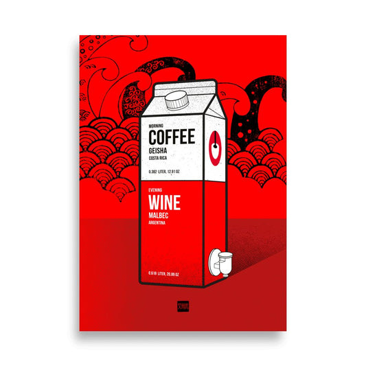 Coffee & Wine Poster