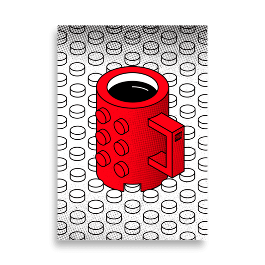 Brick Coffee Poster