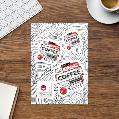 Marvelous Coffee Sticker sheet