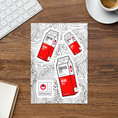 Coffee & Wine Sticker sheet