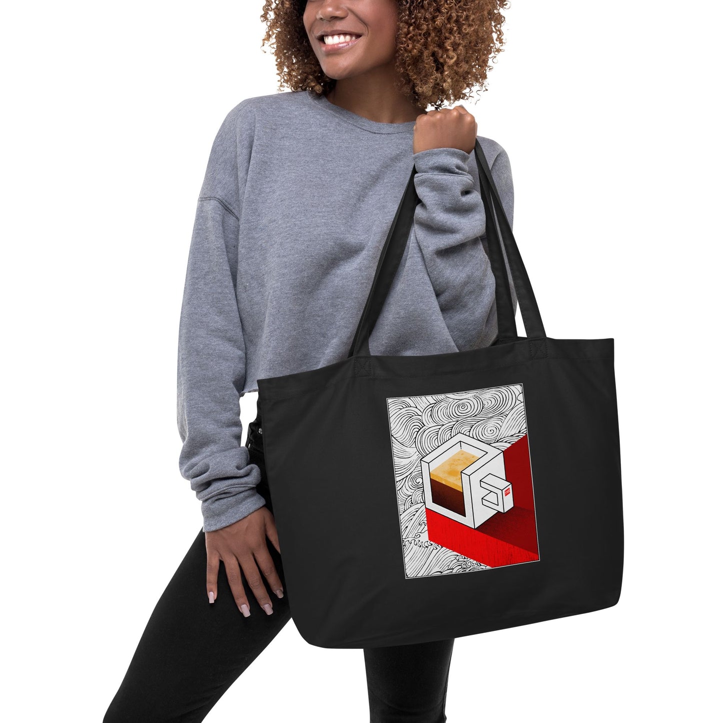Coffee isometric Tote Bag (Light)