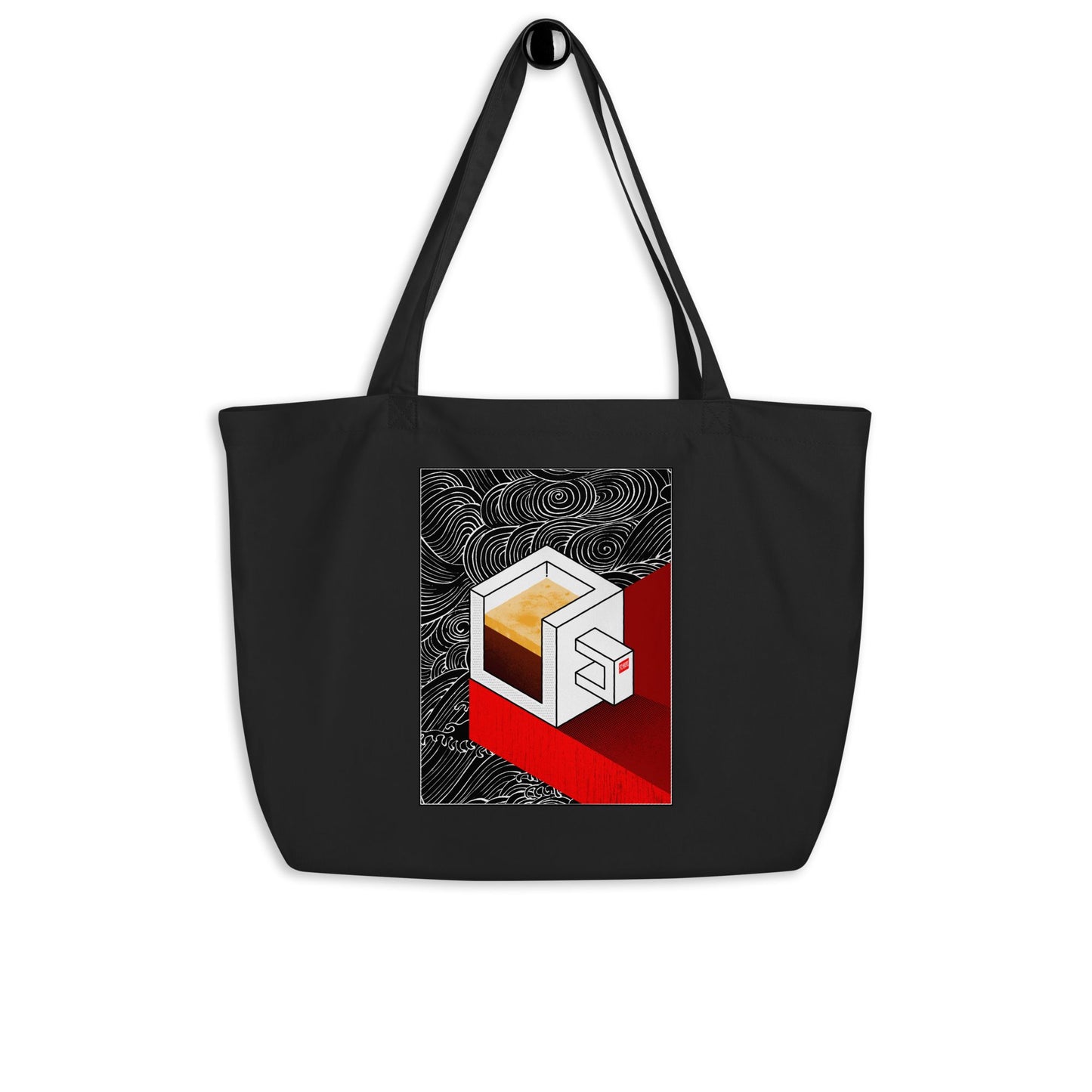 Coffee isometric Tote Bag (Dark)