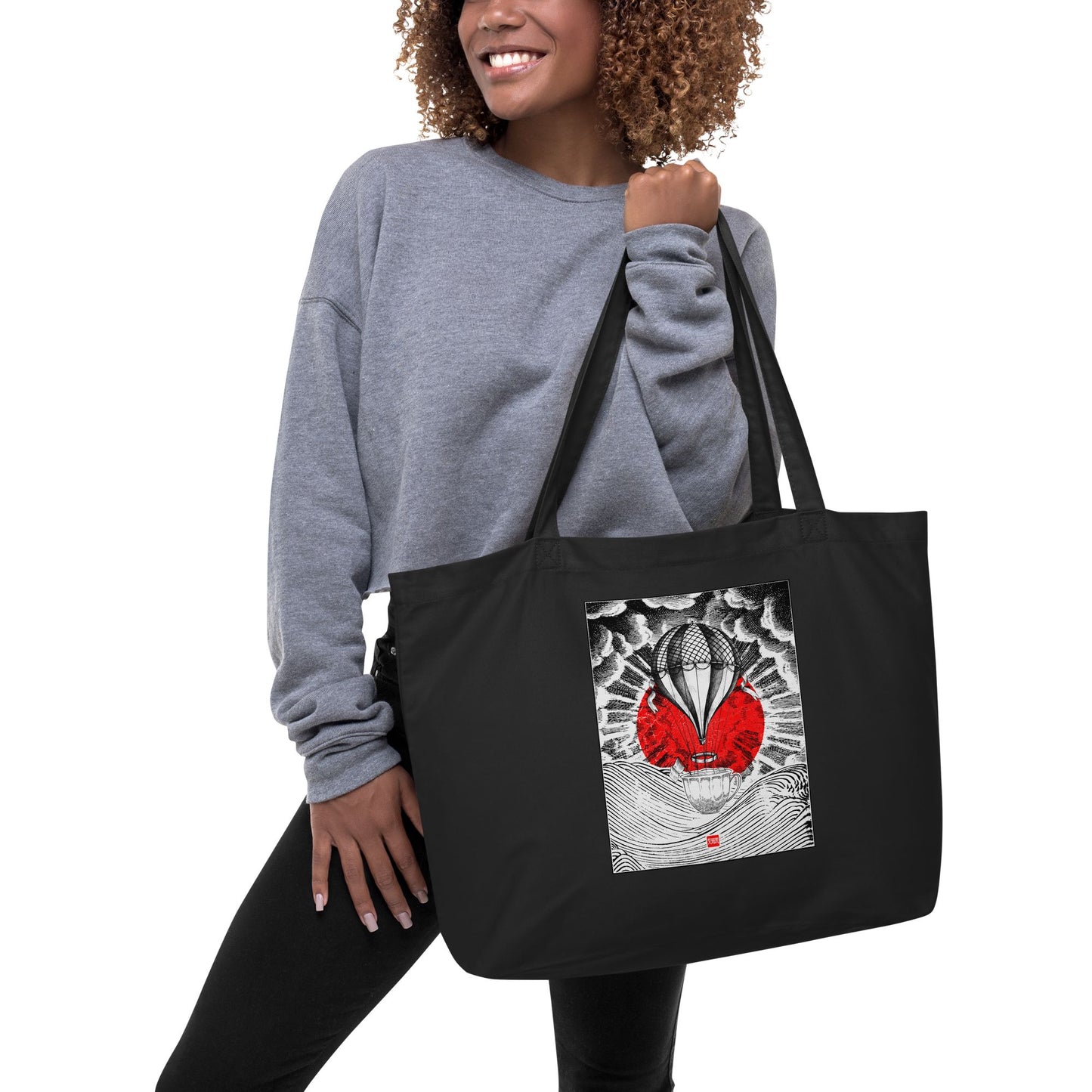 Coffee Travels Tote Bag