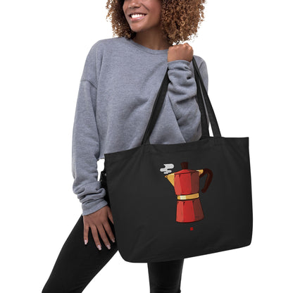 Iron Moka Pot Tote Bag