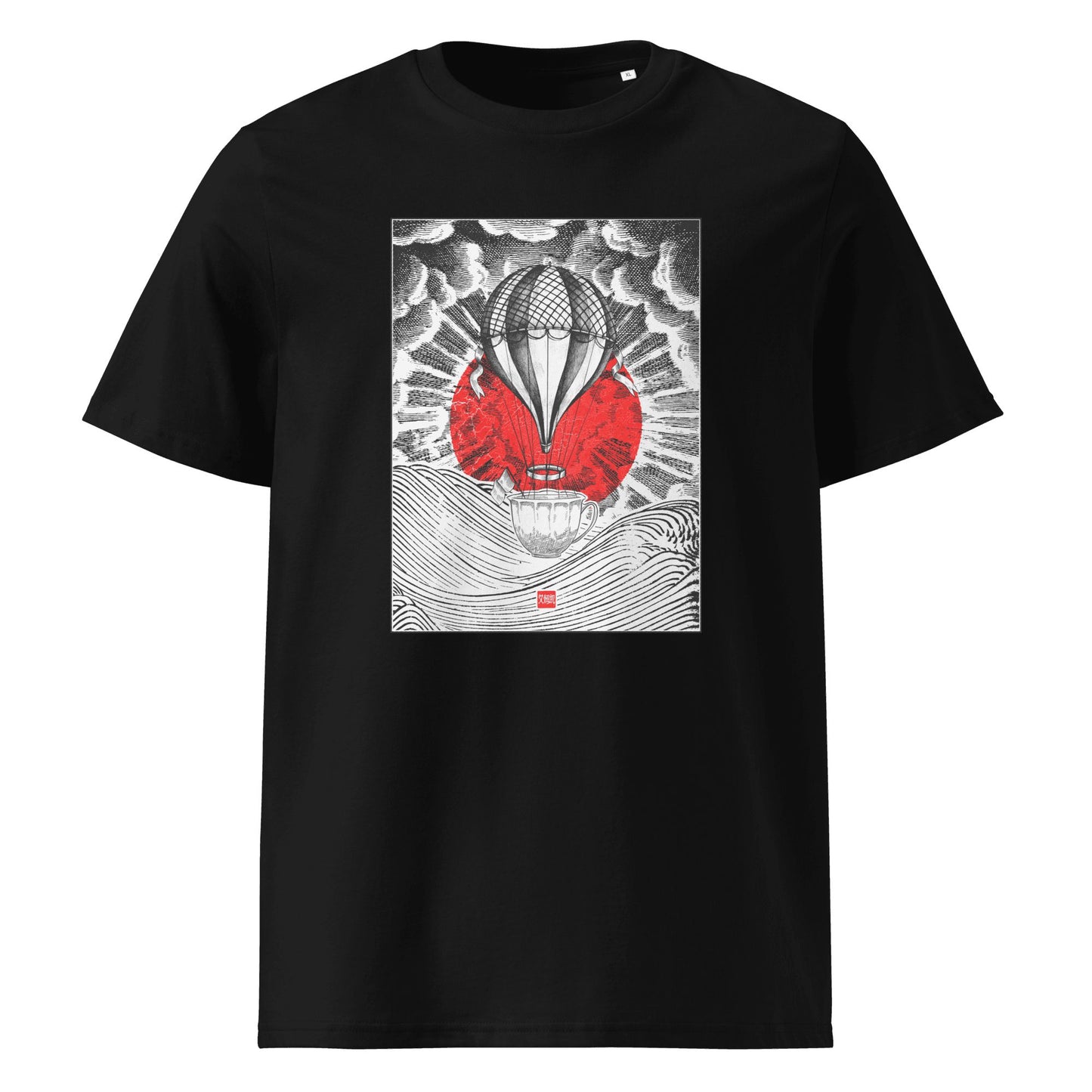 Coffee Travels T-shirt (Dark)