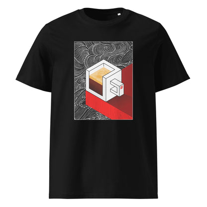 Coffee isometric T-shirt (Dark)