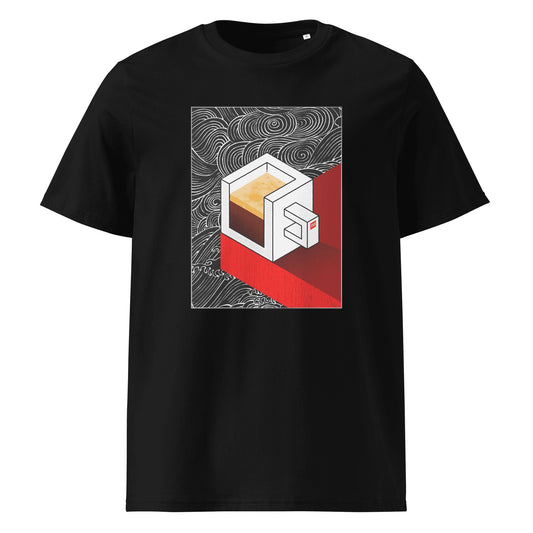 Coffee isometric T-shirt (Dark)