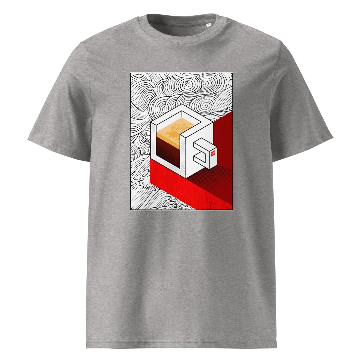 Coffee isometric T-shirt (Light)